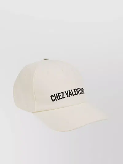 Valentino Garavani Cotton Baseball Cap Curved Brim