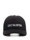 Valentino Cotton Baseball Cap With Embroidery