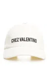Valentino Garavani Ivory Cotton Baseball Cap With Adjustable Embroidered Logo