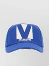 Valentino Cotton Baseball Cap With Contrasting Logoed Embroidery
