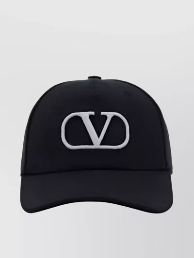 Valentino Garavani Vlogo Baseball Cap In Black