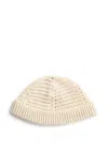 Valentino Garavani Vlogo Signature Knitted Cotton Beanie In Neutrals