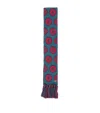 Valentino Cotton-blend Heart Scarf