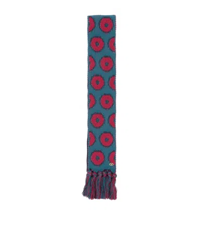 Valentino Cotton-blend Heart Scarf
