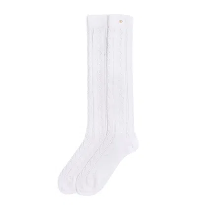 VALENTINO COTTON BRODERIE SOCKS