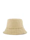 Valentino Cotton Bucket Hat In Neutrals