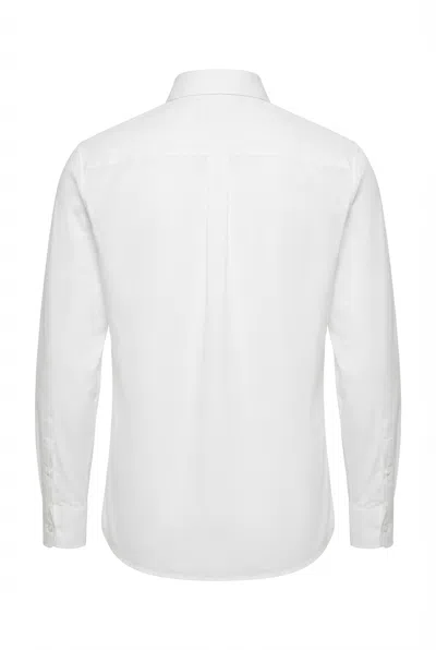 Valentino Cotton Button-down Shirt In White