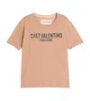 Valentino Item O-neck Short-sleeved T-shirt In Orange