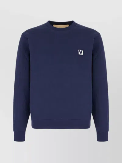 VALENTINO COTTON CREW NECK SWEATSHIRT