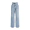 Valentino Denim Trousers Woman Denim 30 In Blue