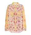 Valentino Crewneck Floral Pattern Collared Neck
