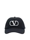 Valentino Cotton Hat In Black