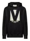 Valentino Chez Hooded Sweatshirt In Black