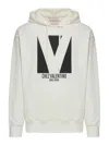 Valentino Garavani White Cotton Sweatshirt In White