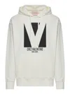 Valentino Garavani White Cotton Sweatshirt In White