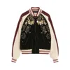 Valentino Sequin And Bead-embellished Velvet Bomber Jacket In Black