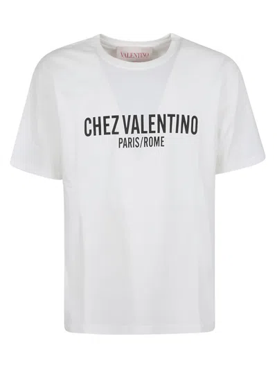 VALENTINO VALENTINO COTTON JERSEY CREW NECK T-SHIRT