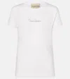 Valentino Cotton Crew Neck T-shirt With Short Sleeves In White