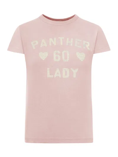 Valentino Garavani Printed Cotton T-shirt Clothing In Pink