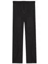 Valentino Cotton Joggers In Black