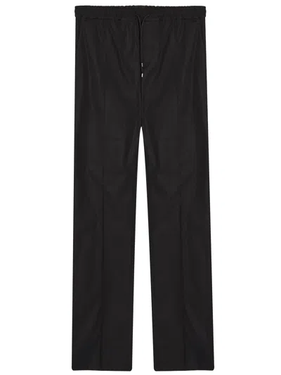 Valentino Cotton Joggers In Black