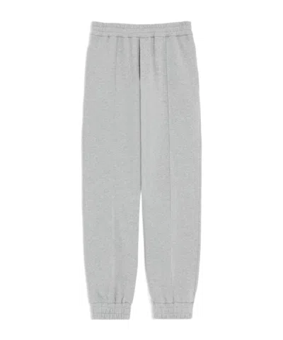 Valentino Cotton Jogging Pants With Vlogo Embroidery In White