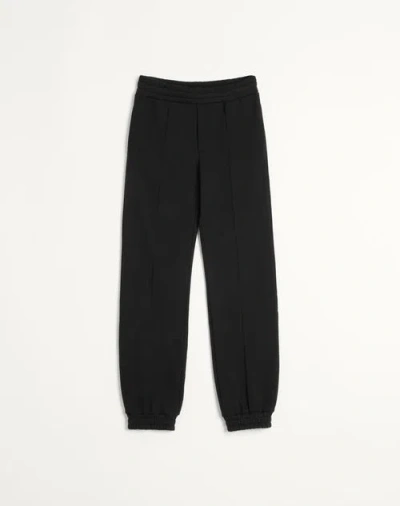 VALENTINO VALENTINO COTTON JOGGING TROUSERS WITH CHEZ VALENTINO PATCH
