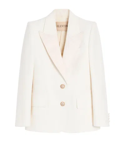 Valentino Cotton-linen Blazer