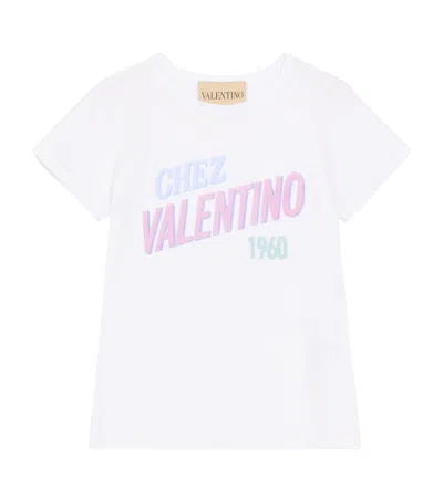 Valentino Cotton Logo T-shirt In White