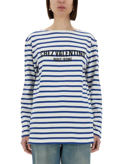 VALENTINO VALENTINO COTTON LONG SLEEVE T-SHIRT