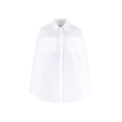 Valentino Cotton Mini Dress In White