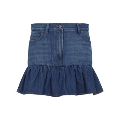 VALENTINO VALENTINO COTTON MINI SKIRT