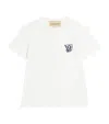Valentino Cotton T-shirt With Vg Patch In White
