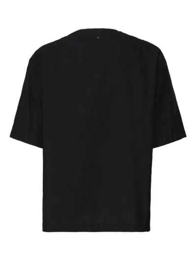 Valentino Cotton Polo Shirt In Black