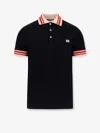Valentino Vlogo Signature Cotton Polo Shirt In Black