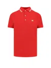 Valentino Garavani Polo Shirt With Signature Vlogo In Red