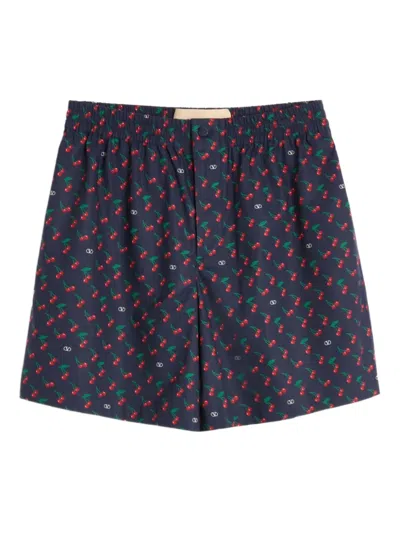 VALENTINO CHERRY PRINT SHORTS