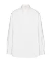 Valentino Toile Iconographe Poplin Shirt In White
