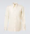 Valentino Cotton Poplin Shirt In Neutral