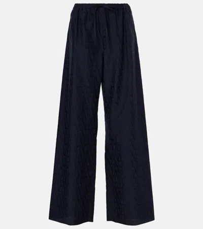 Valentino Weite Hose Toile Iconographe In Blau