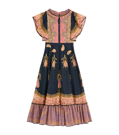 VALENTINO COTTON PRINTED MAXI DRESS