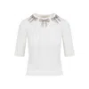 Valentino White Cotton Pullover In Multi
