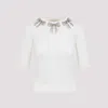 Valentino White Cotton Pullover In White