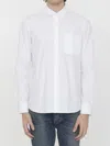 Valentino Garavani Men Shirt With Rockstud Untitled Studs In White