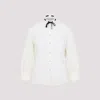 Valentino Soft Cotton Blend Shirt In White