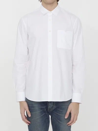 Valentino Cotton Shirt In White