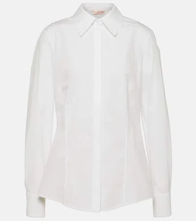 Valentino Cotton Shirt In White