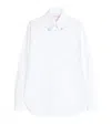 Valentino Tailored White Cotton Shirt With Decorative Buttons In White