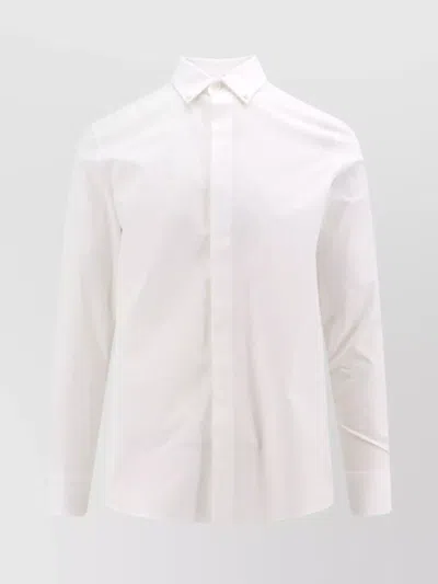 Valentino Cotton Shirt With Rockstud Untitled Studs In White