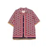 Valentino Bulles Royales Cotton Shirt In Brown